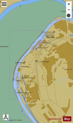 Manchester Ship Canal - Runcorn and Weston Point Docks Marine Chart - Nautical Charts App