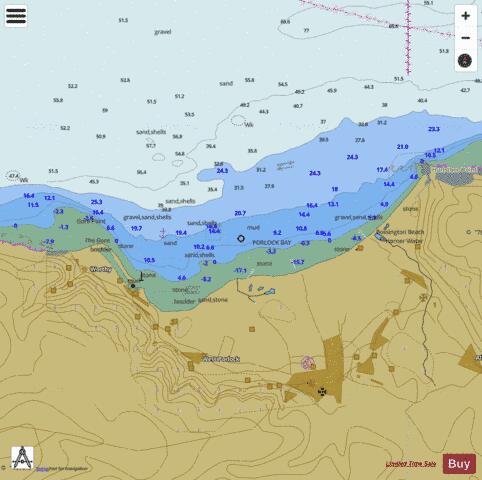 ENC CELL - England - South West Coast - Porlock Marine Chart - Nautical Charts App