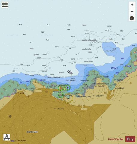 England - South West Coast - Ilfracombe Marine Chart - Nautical Charts App