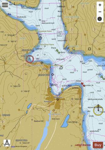 Scotland - West Coast - Firth of Clyde - Rothesay Sound Marine Chart - Nautical Charts App