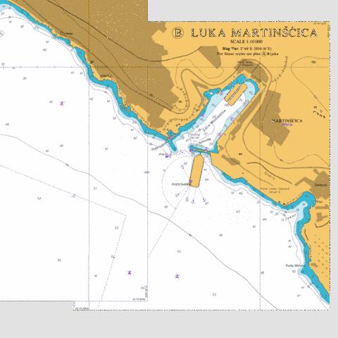 B Luka Martinscica Marine Chart - Nautical Charts App