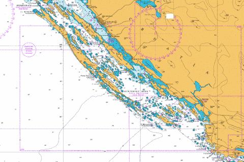Rogoznica to Zadar Marine Chart - Nautical Charts App