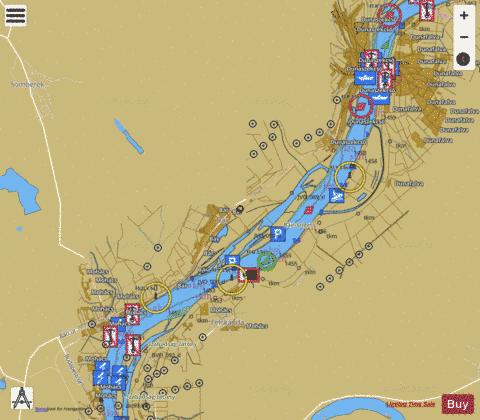 Danube (Hungary) : 1H5D1450 Marine Chart - Nautical Charts App