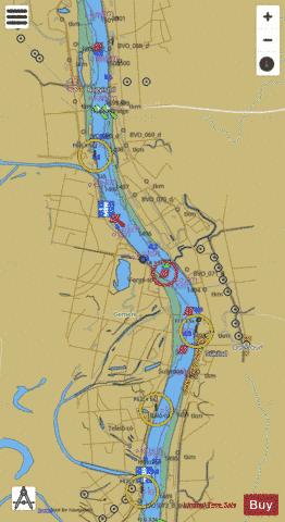 Danube (Hungary) : 1H5D1490 Marine Chart - Nautical Charts App