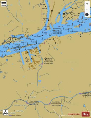 Inland Waterways : 1R5HD001 Marine Chart - Nautical Charts App