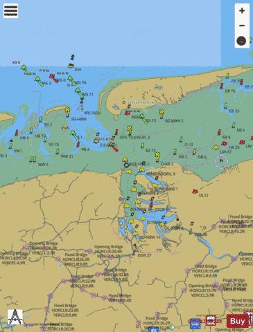 Inland Waterways : 1R5WZ004 Marine Chart - Nautical Charts App