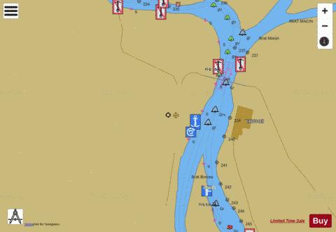 Sulina Canal (Km175-Km297) : 3R7D0237 Marine Chart - Nautical Charts App