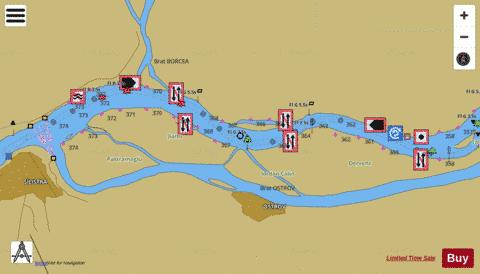 Sulina Canal (Km297-Km375) : 3R7D0358 Marine Chart - Nautical Charts App