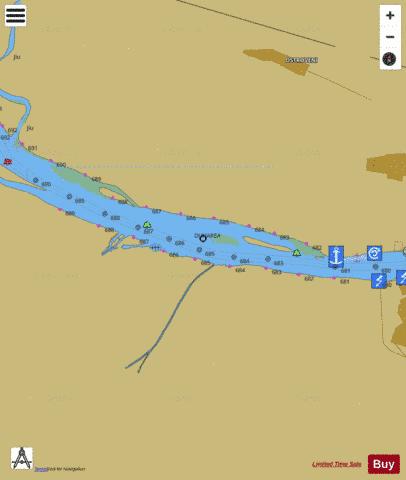 Sulina Canal (Km610-Km845) : 3R7D0680 Marine Chart - Nautical Charts App