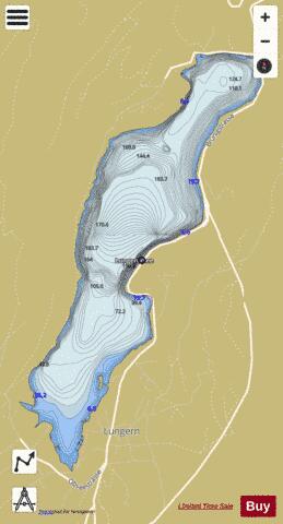 Lungerersee depth contour Map - i-Boating App