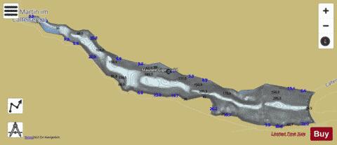 Stausee Gigerwald depth contour Map - i-Boating App