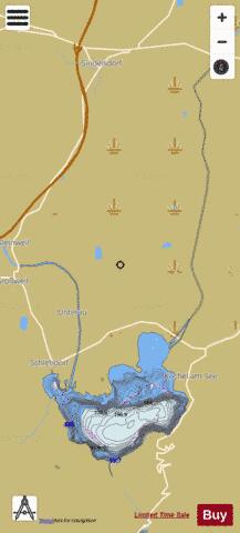 Kochelsee depth contour Map - i-Boating App