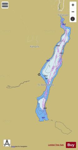 Koenigssee depth contour Map - i-Boating App