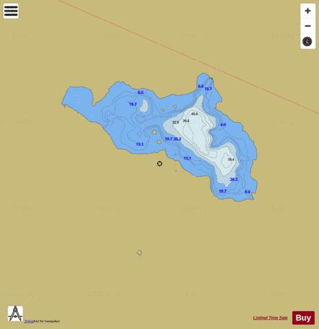 Seehammersee depth contour Map - i-Boating App