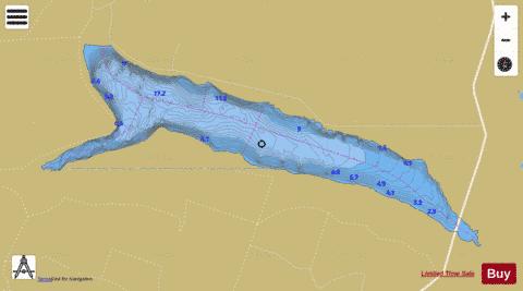 RETENUE DES VIEILLES FORGES depth contour Map - i-Boating App