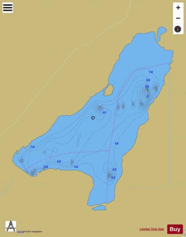 ETANG DE CRAON depth contour Map - i-Boating App