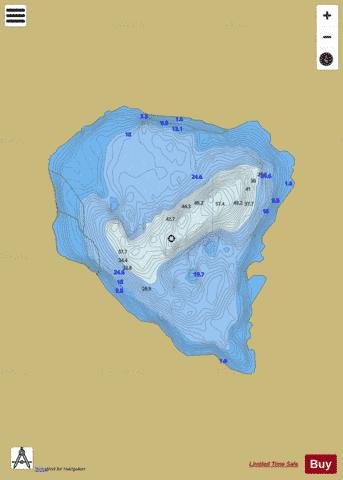 Muck ( Lough ) depth contour Map - i-Boating App