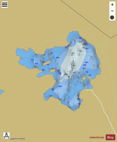 Derg ( Lough ) depth contour Map - i-Boating App
