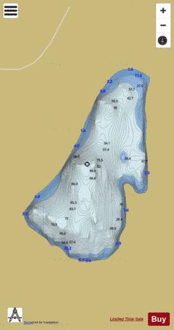 Spring Lough depth contour Map - i-Boating App