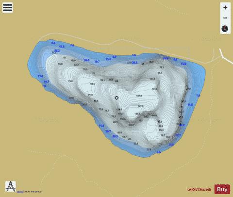 Bray Lower ( Lough ) depth contour Map - i-Boating App