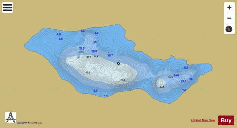 Adoolig ( Lough ) depth contour Map - i-Boating App