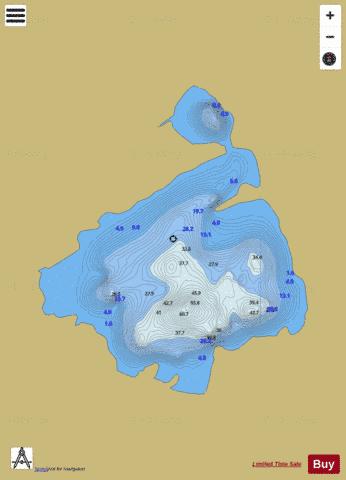 Rea ( Lough ) depth contour Map - i-Boating App