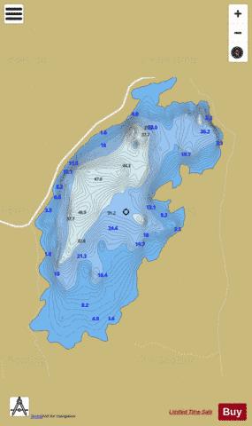Acoose ( Lough ) depth contour Map - i-Boating App