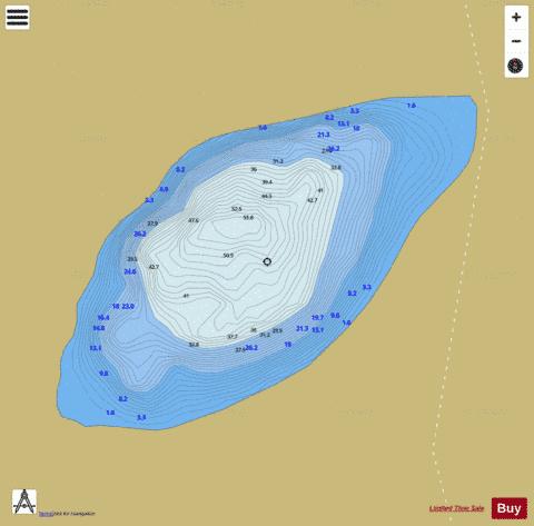Mount Eagle Lough depth contour Map - i-Boating App