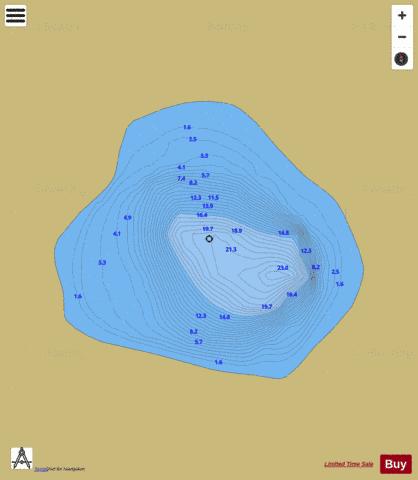 Nambrack ( Lough ) depth contour Map - i-Boating App