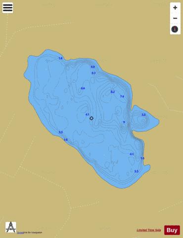Roe ( Lough ) depth contour Map - i-Boating App