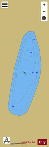 Killooman depth contour Map - i-Boating App