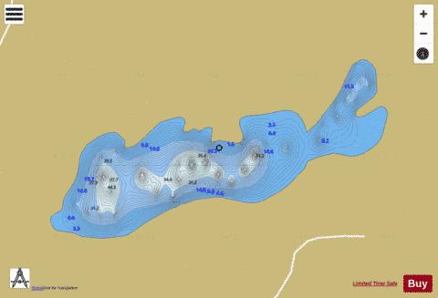 Cullaun ( Lough ) depth contour Map - i-Boating App
