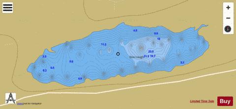 Doo Lough depth contour Map - i-Boating App