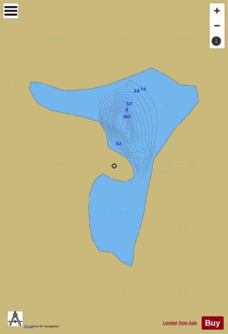 Lee ( Lough ) depth contour Map - i-Boating App