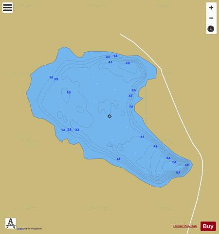 Nambrackmore ( Lough ) depth contour Map - i-Boating App