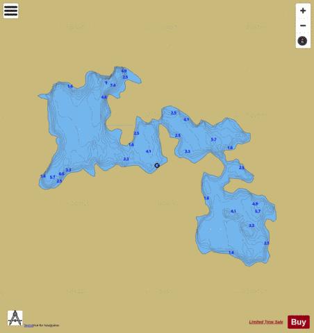 Canagun ( Lough ) depth contour Map - i-Boating App