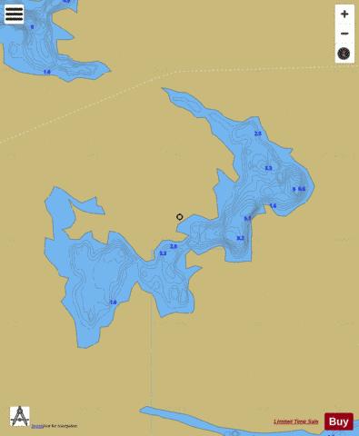 Nacorrossaunbeg ( Lough ) depth contour Map - i-Boating App