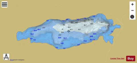 Aliggan ( Lough ) depth contour Map - i-Boating App