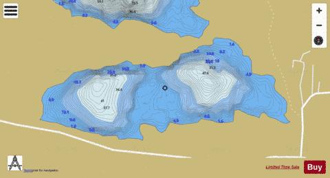 Ballinafad Lough depth contour Map - i-Boating App