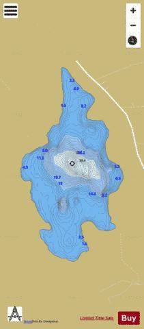 Moher Lough depth contour Map - i-Boating App
