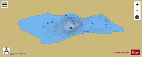 Ard ( Lough ) depth contour Map - i-Boating App