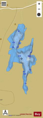 Doonloughan Lough depth contour Map - i-Boating App