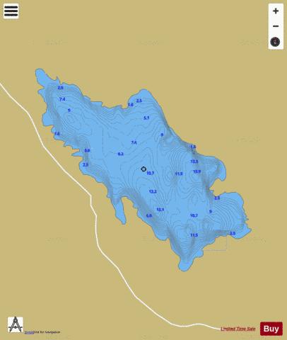 Usk ( Lough ) depth contour Map - i-Boating App