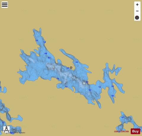 Scannive ( Lough ) depth contour Map - i-Boating App