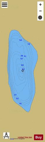 Nabellbeg (Lough) depth contour Map - i-Boating App