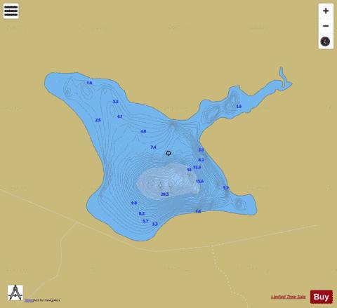 Avehy ( Lough ) depth contour Map - i-Boating App