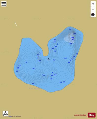 Nameeltoge ( Lough ) depth contour Map - i-Boating App
