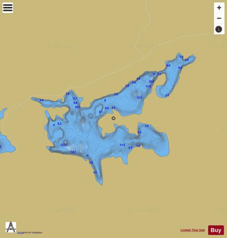 Craghy ( Lough ) depth contour Map - i-Boating App
