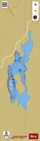 Anure ( Lough ) depth contour Map - i-Boating App