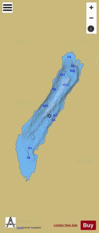 Inshagh ( Lough ) depth contour Map - i-Boating App